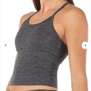 Kyodan Day to Day Incite Bra Tank. Size Medium. Charcoal Heather.